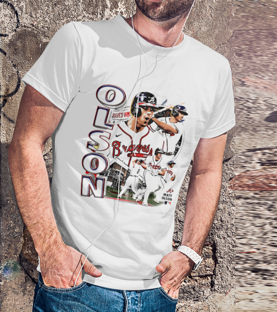 Matt Olson Braves 2026 MLB Collage Nike Swingman T-Shirt