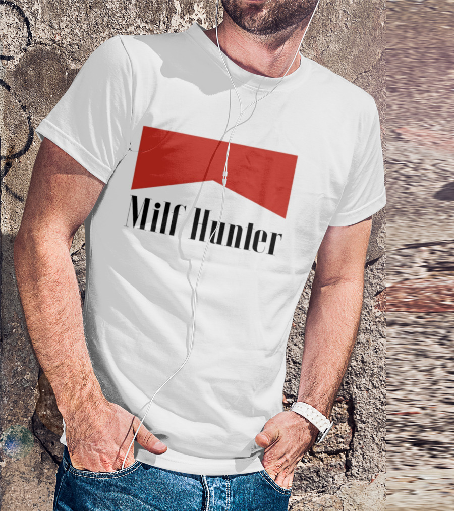 Milf Hunter Marlboro Red Crest T-Shirt