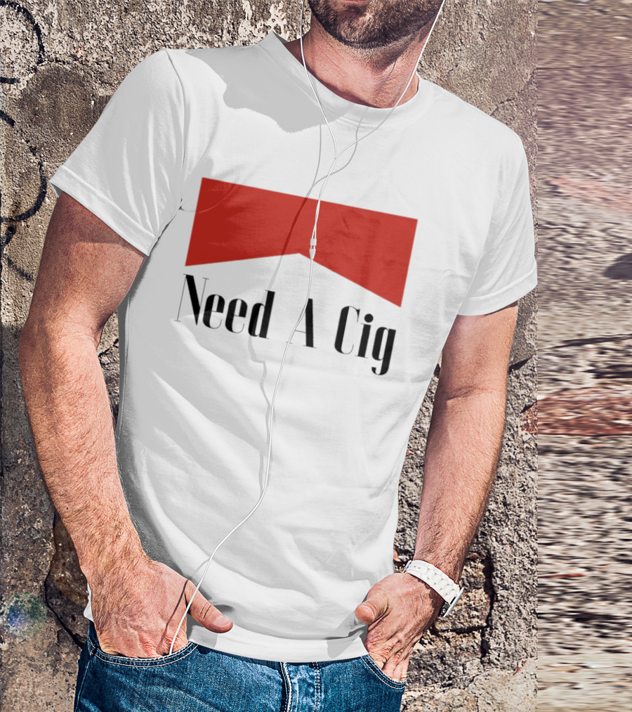 Need A Cig Marlboro Red Chevron T-Shirt