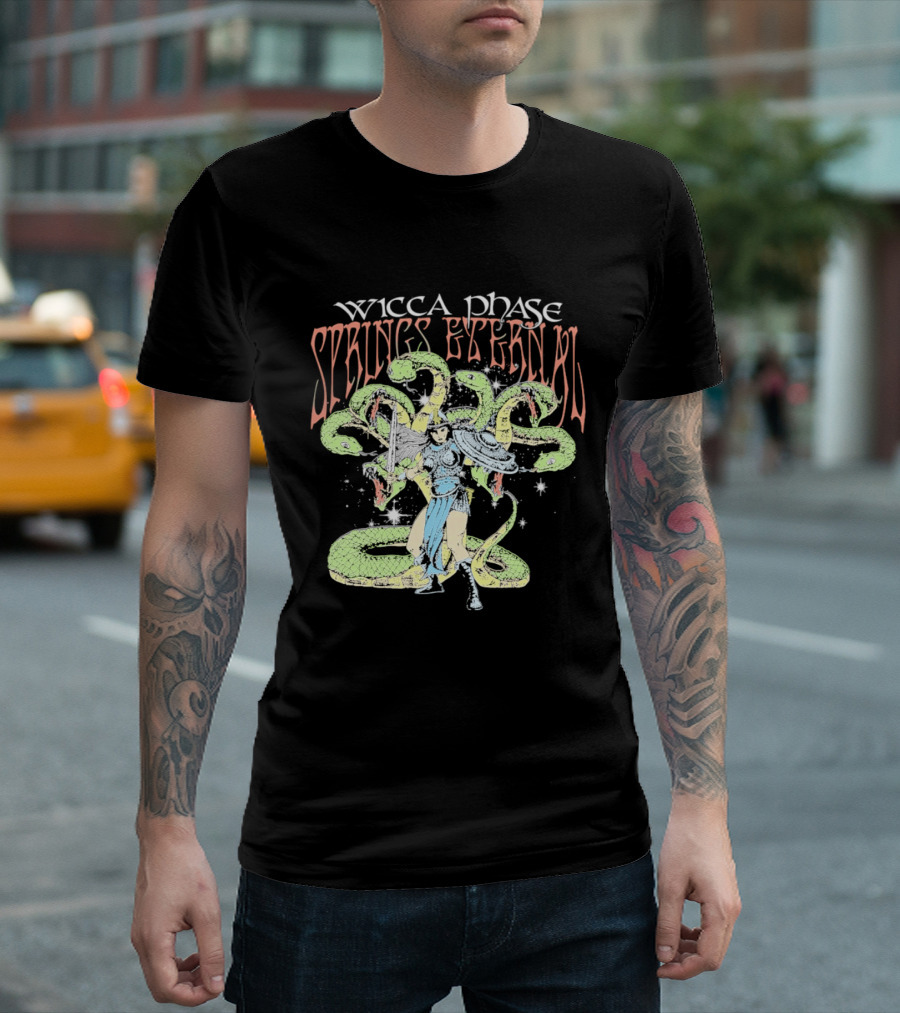 Wicca Phase Springs Eternal Mystic Protector Serpent Warrior T-Shirt