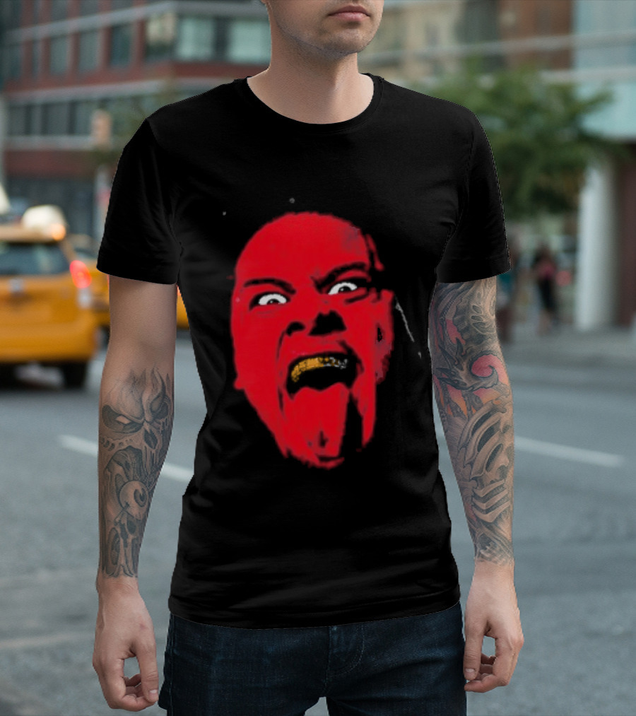 Zilla Fatu Distressed Wrestling Face T-Shirt