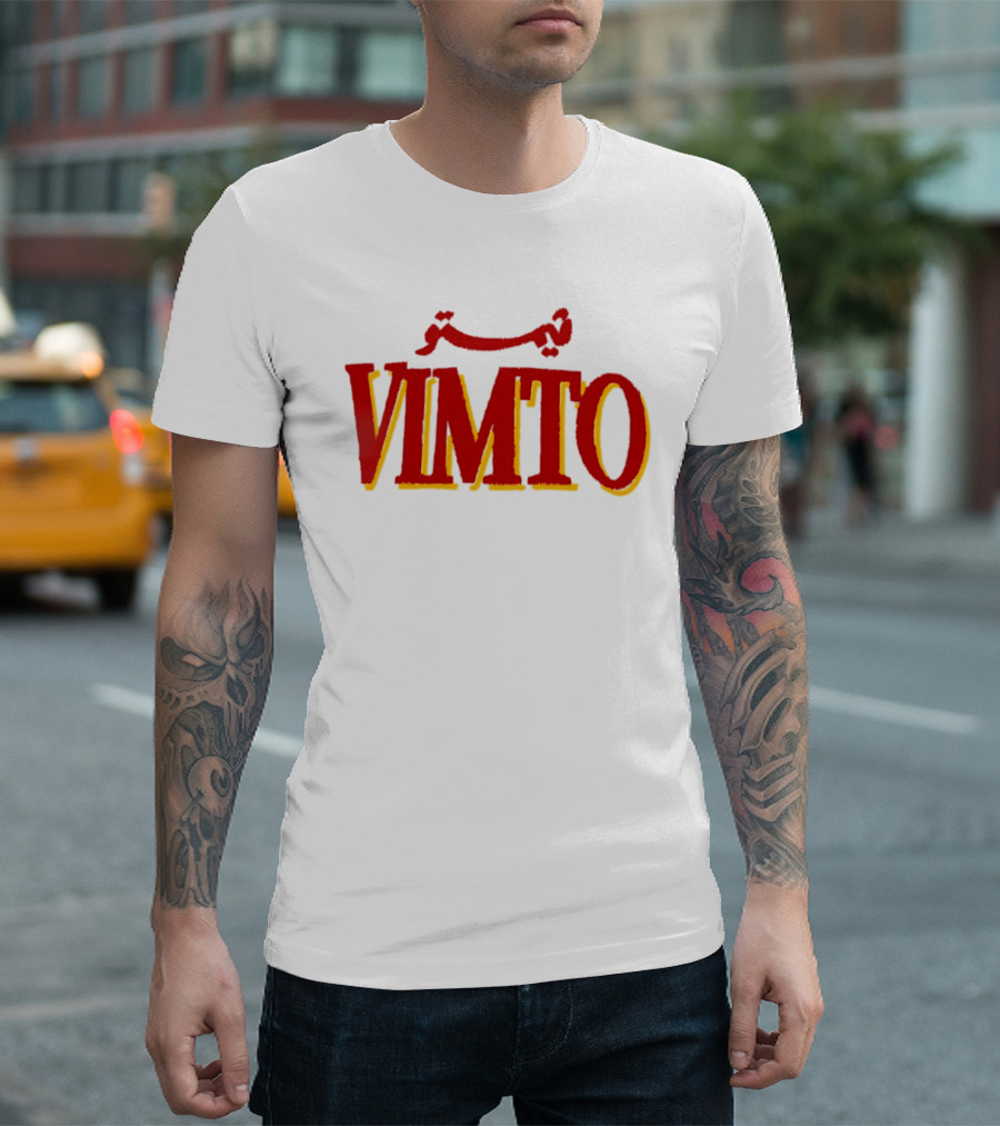 VIMTO Arabic Nostalgic Beverage Branding T-Shirt