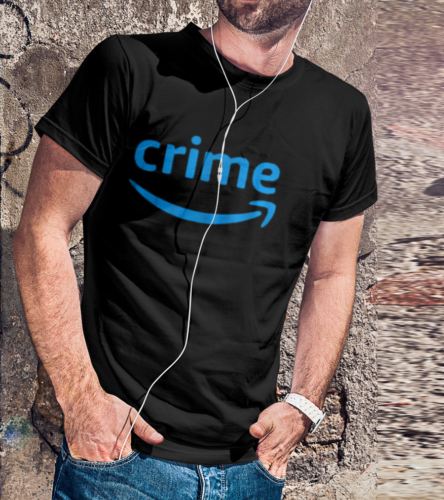 Amazon Prime Crime Parody Oversized T-Shirt