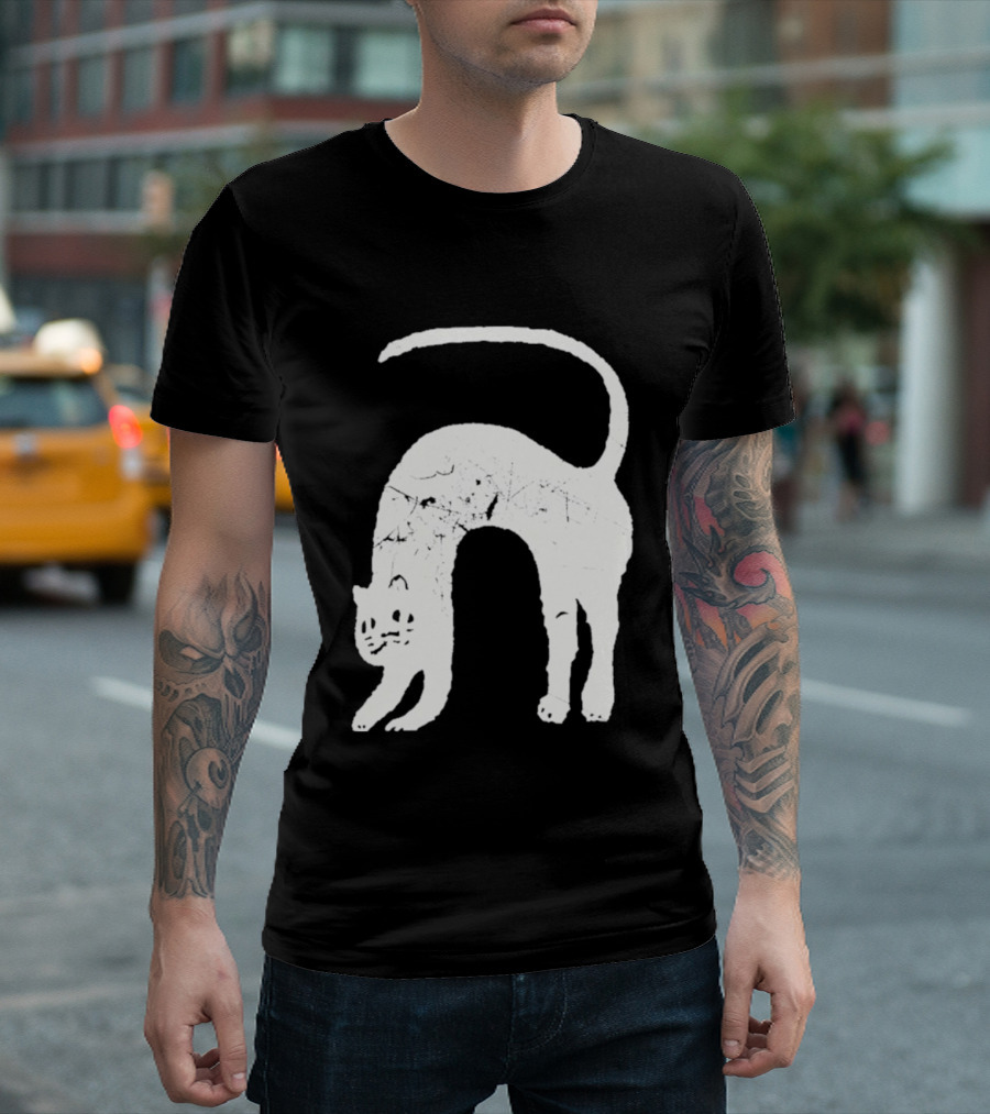 Angeltype Catvisu Arched Feline T-Shirt