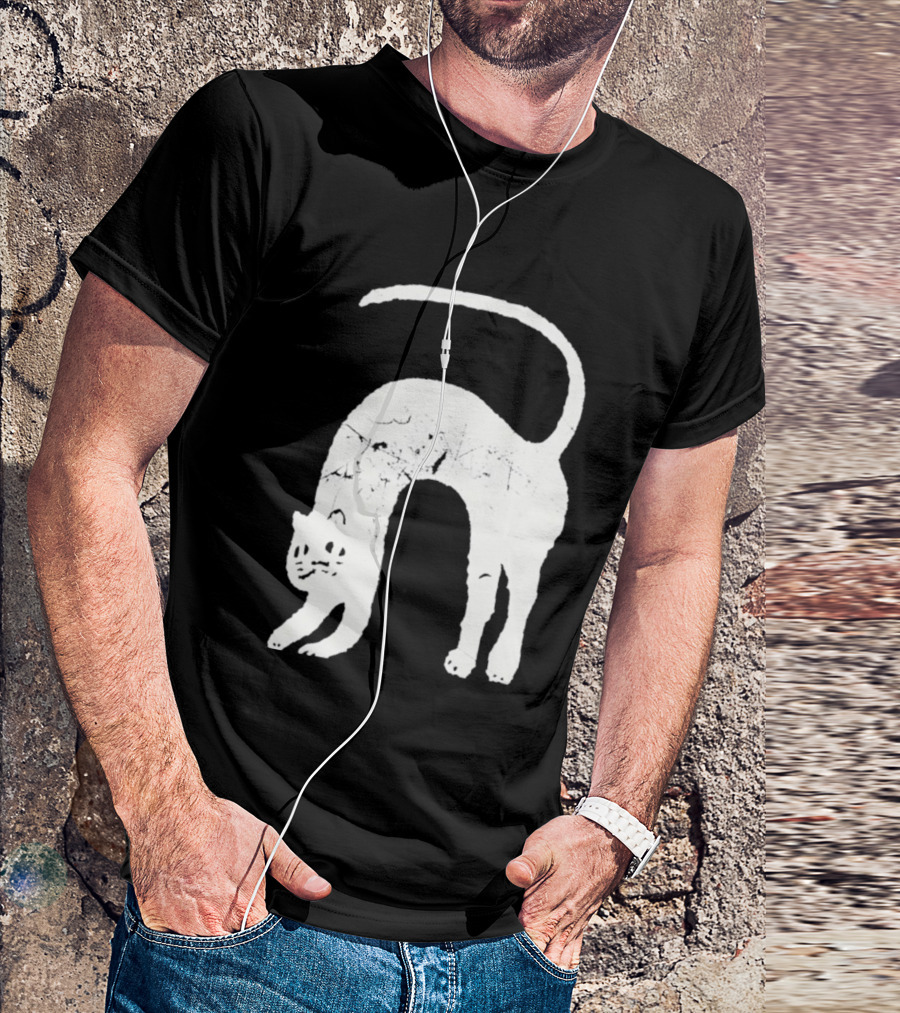 Angeltype Catvisu Arched Feline T-Shirt