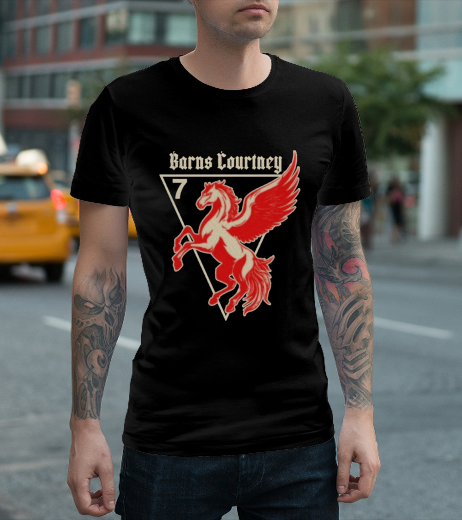 Barns Courtney Pegasus 7 Retro Triangular Pegasus T-Shirt