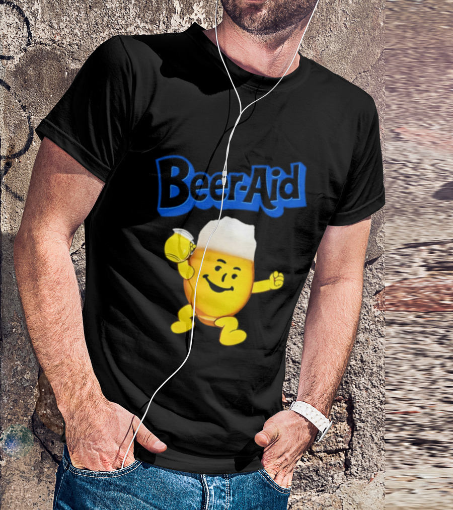 Beer Aid Kool Aid Beer Alcohol Party Humor T-Shirt
