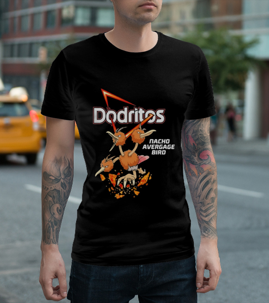 Dodritos Nacho AVERGAGE BIRD Pokemon T-Shirt