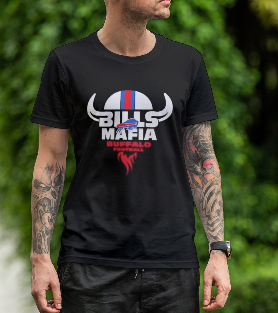 Bills Mafia Buffalo Football Team Fandom Supporter T-Shirt