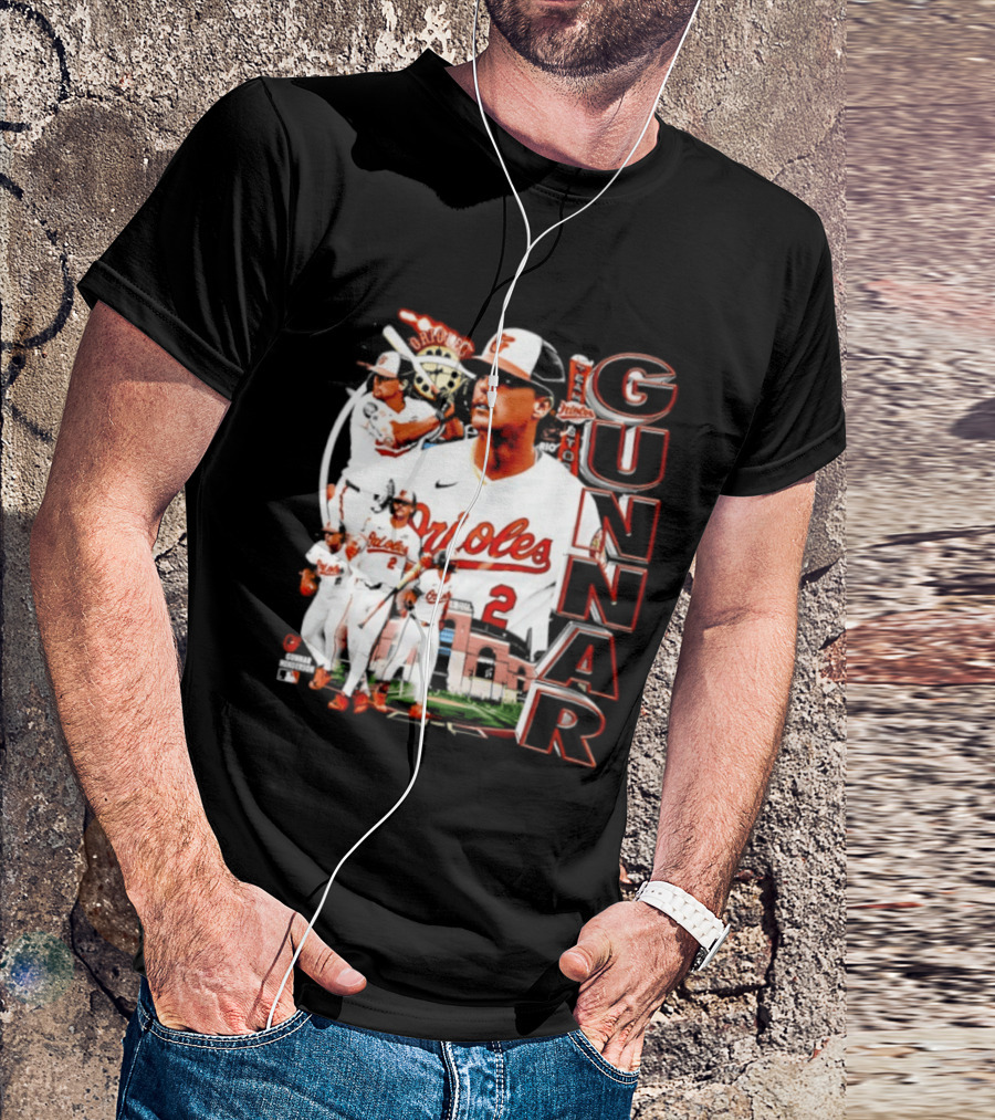 Gunnar Henderson Baltimore Orioles MLB 2026 Collage T-Shirt