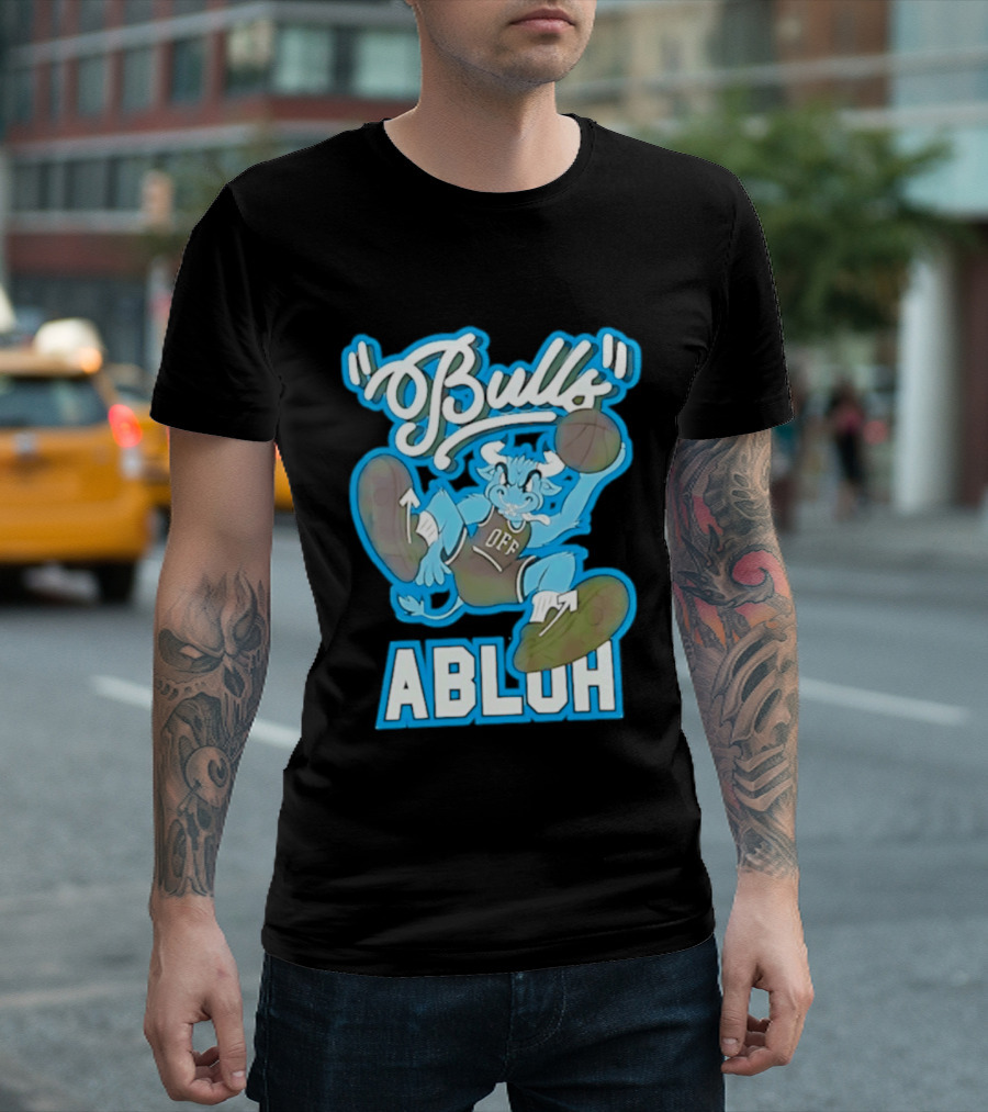 Bulls Abloh Off Basketball Slam Dunk T-Shirt