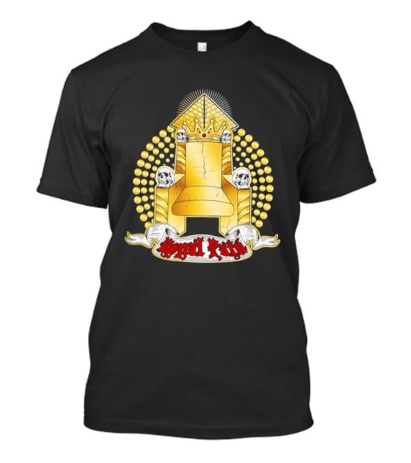 Kyng Wrestling Royal Throne And Crown Design Royal Pain T-Shirt