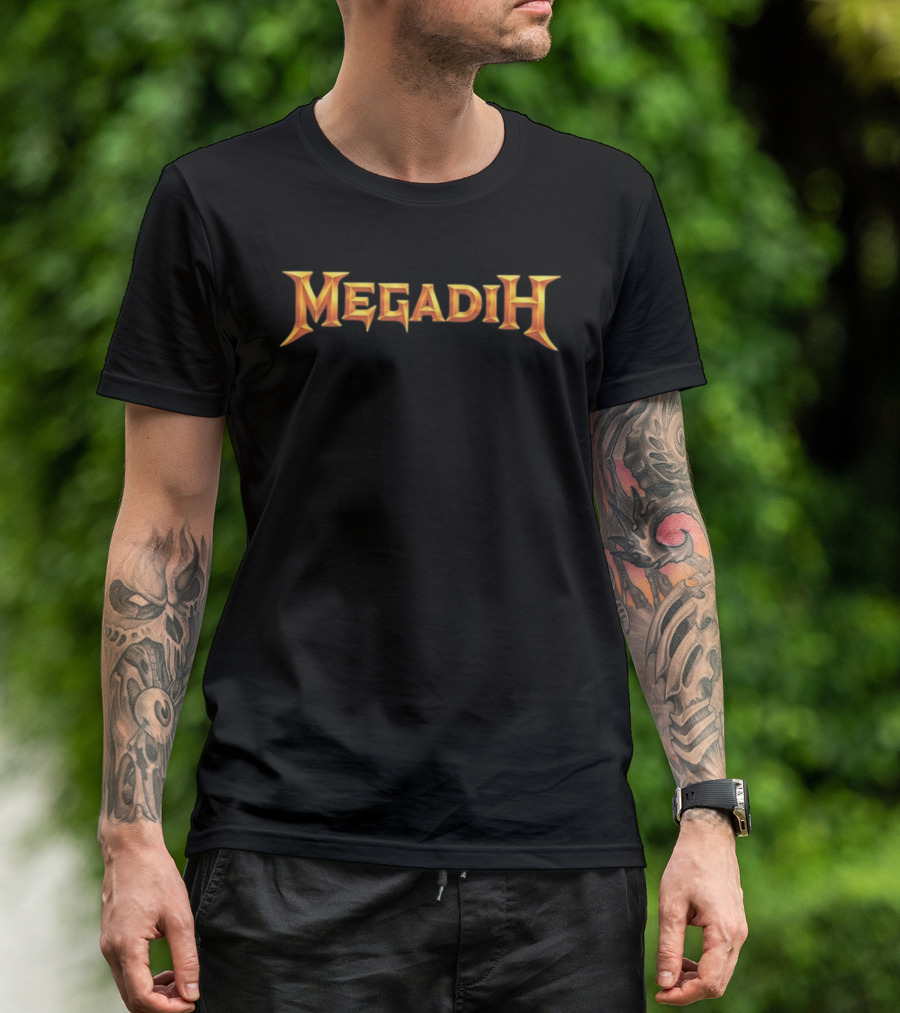 Megadeth Heavy Metal Dave Mustaine Band Megadih T-Shirt