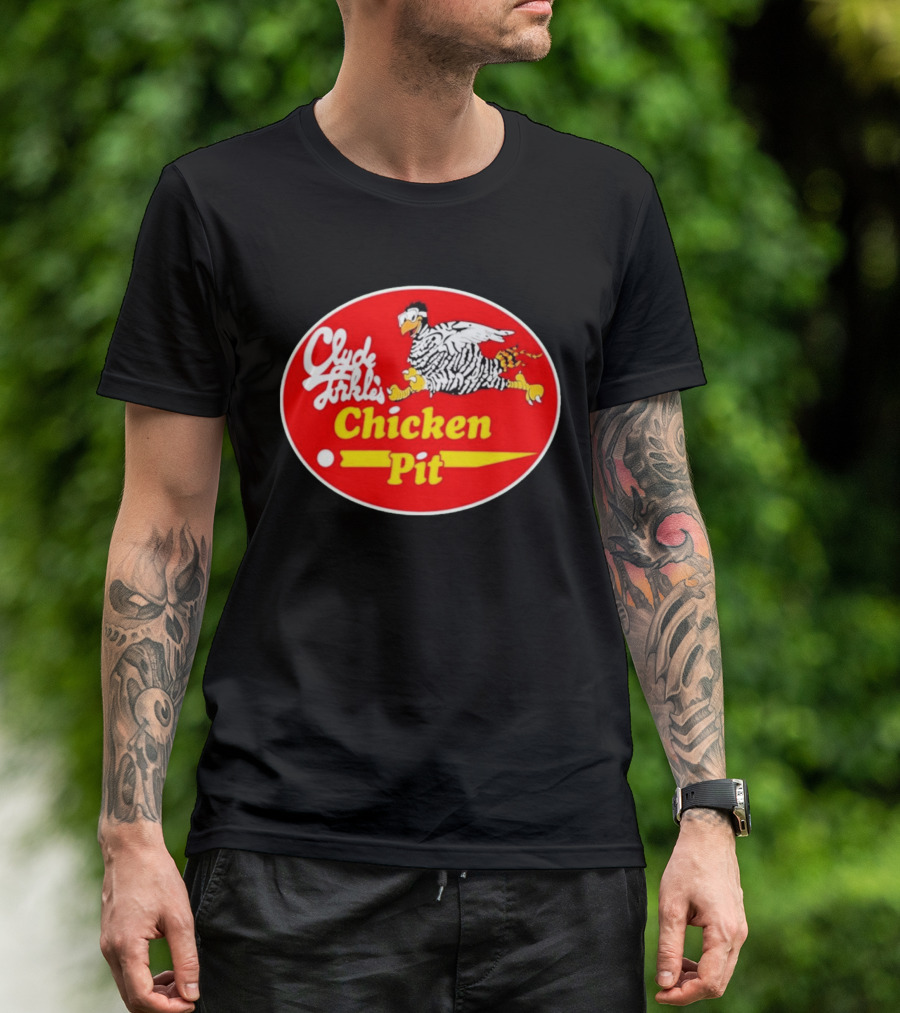 Clyde Torkel's Chicken Pit Stroker Ace Racing Theme Retro 1983 T-Shirt