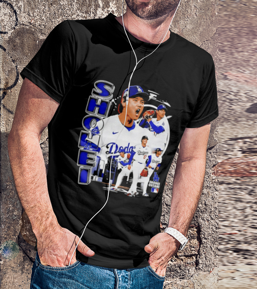 Shohei Ohtani Los Angeles Dodgers MLB 2026 Dodgers Collage T-Shirt