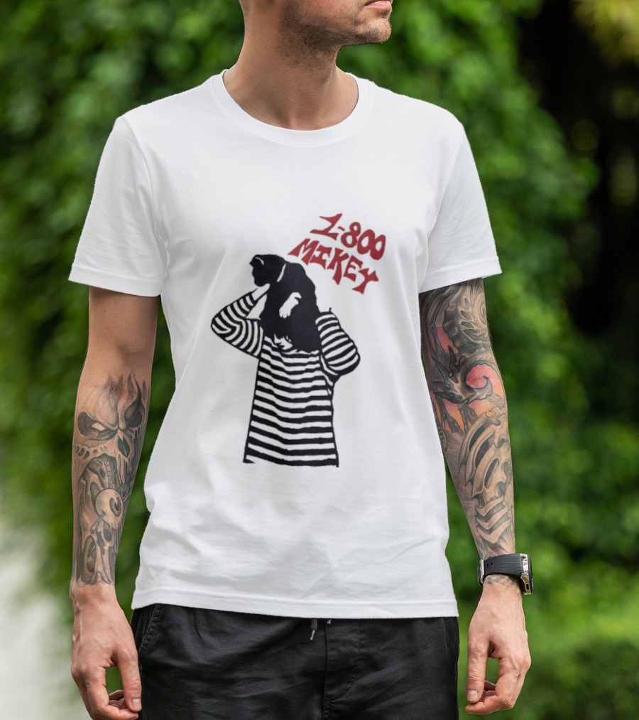 1 800 Mikey Striped Sweater T-Shirt