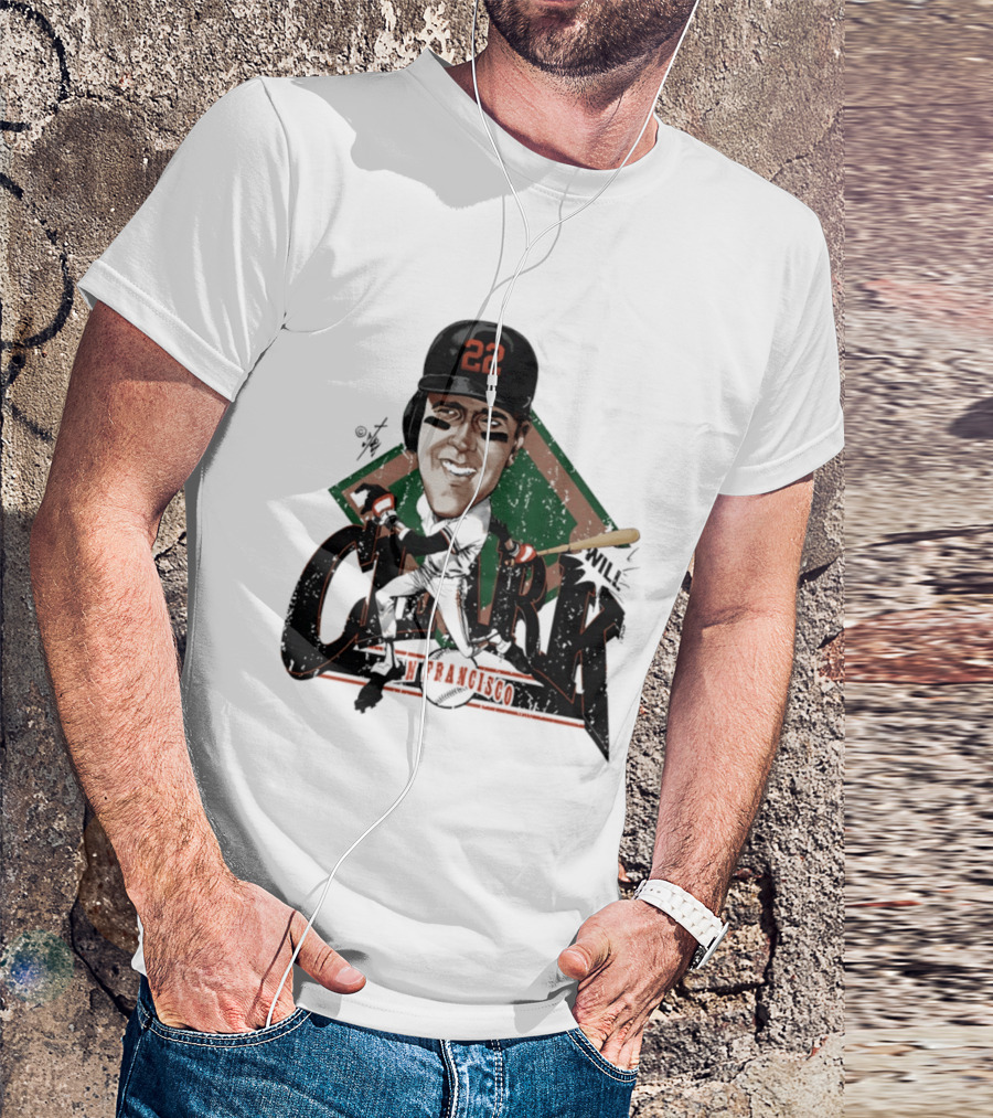 Will Clark San Francisco Giants 22 Bruce Stark Caricature T-Shirt