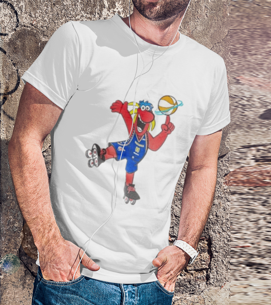 Freddy Fever Indiana 00 WNBA Roller Skating T-Shirt