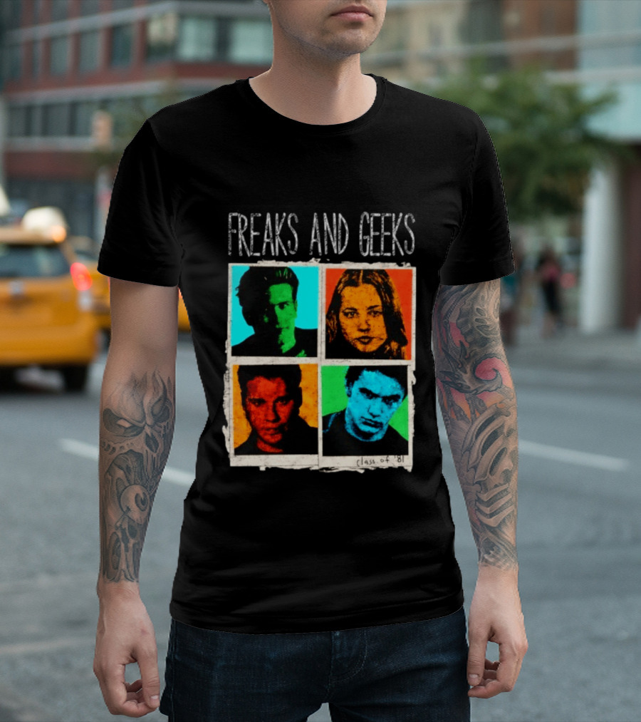 Freaks And Geeks Class Of 81 TV Show Cult Classic Character Portraits T-Shirt