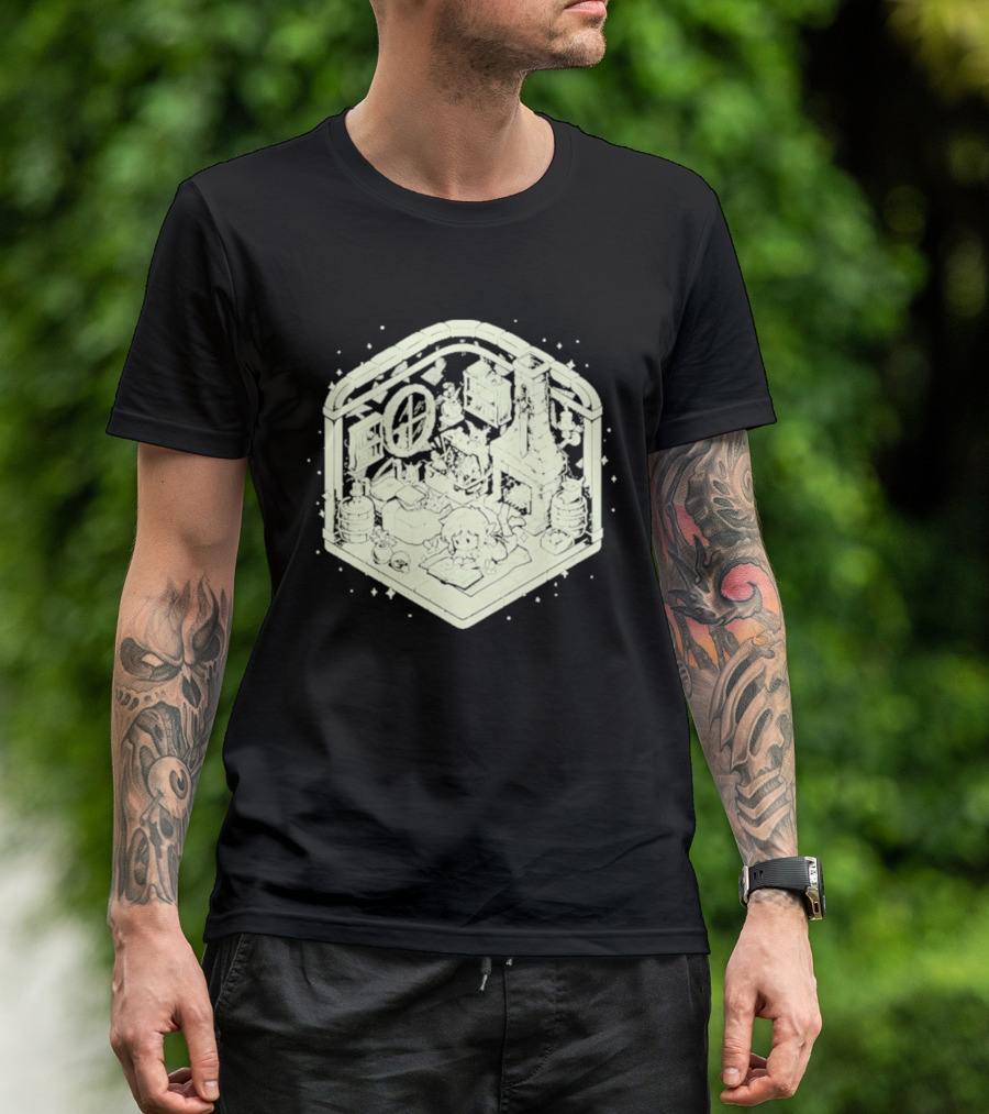 Cozy Hero's Hideout Avengers Room Isometric T-Shirt