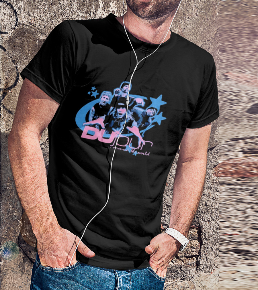 Dujour Band Around The World Josie And The Pussycats Stars T-Shirt