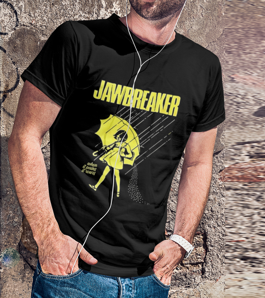 Jawbreaker When It Pains It Roars 2025 Japan Autumn Umbrella Girl T-Shirt