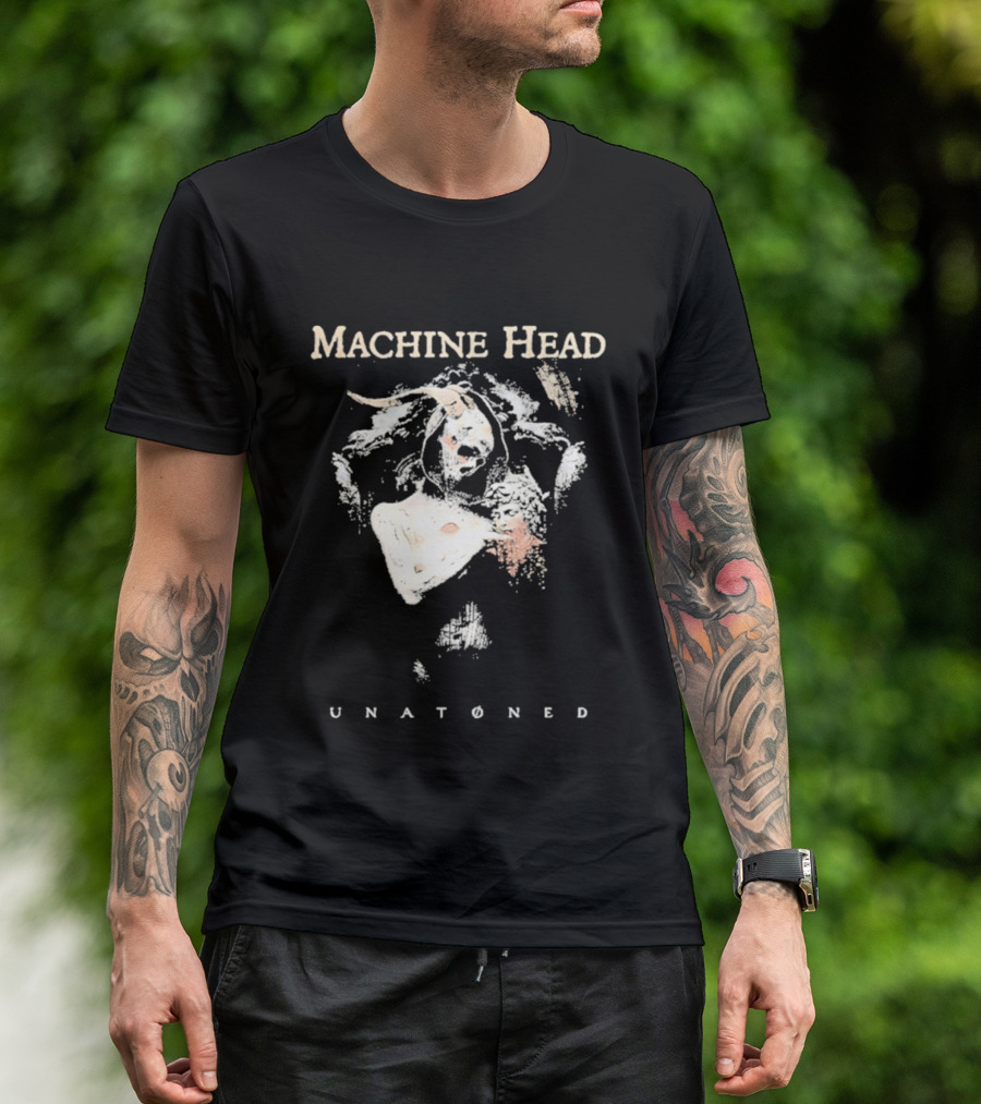 Machine Head Unatøned Abstract Face T-Shirt