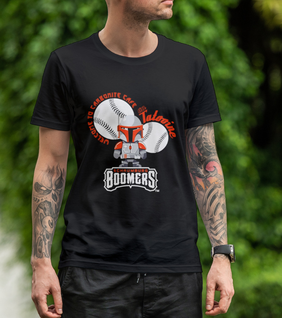 Schaumburg Boomers Welcome To Carbonite Cafe On Tatooine T-Shirt