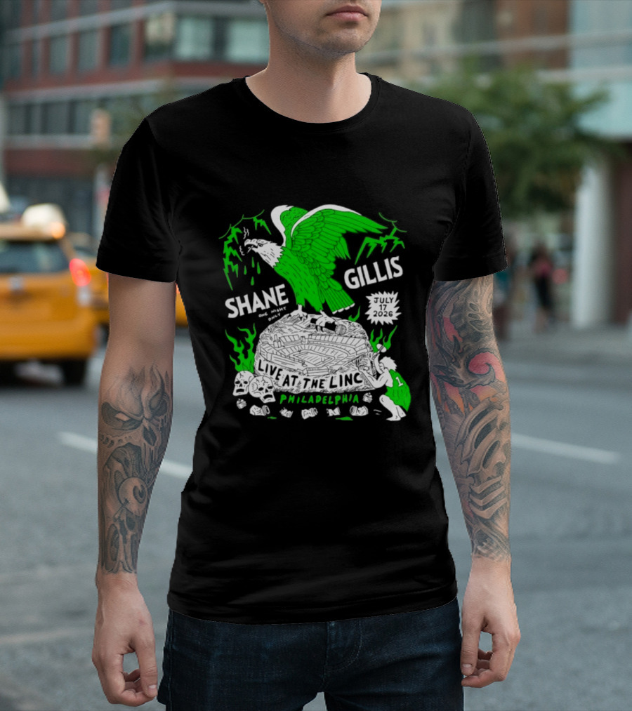 Shane Gillis Live At The Linc Philadelphia July 17 2026 Eagle T-Shirt
