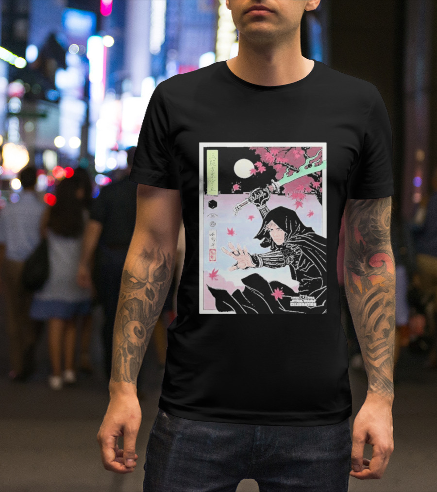 Star Wars Celebration Japan 2025 Luke Skywalker Samurai Art Final Reveal T-Shirt