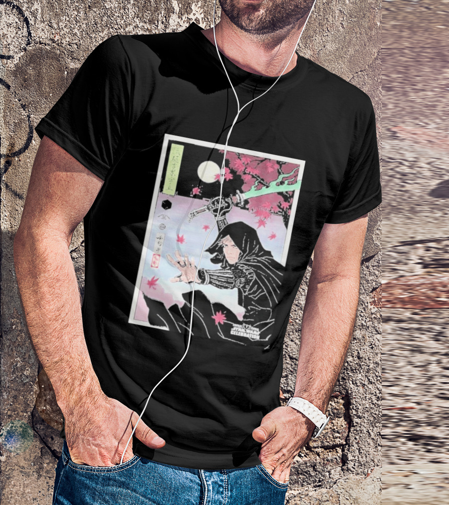 Star Wars Celebration Japan 2025 Luke Skywalker Samurai Art Final Reveal T-Shirt
