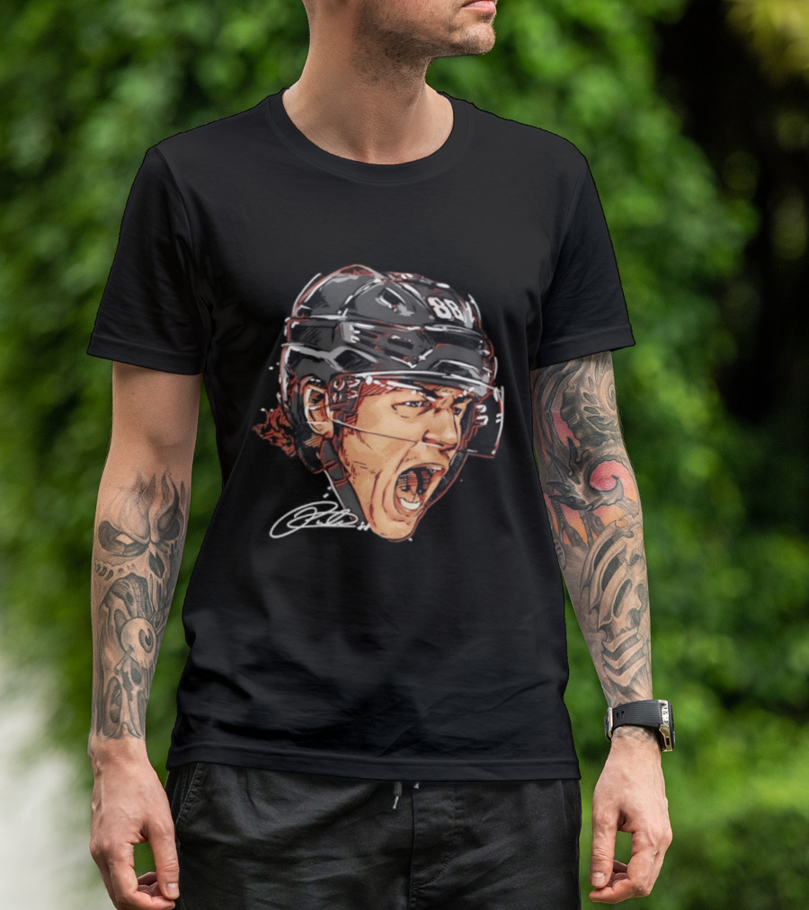 Patrick Kane Chicago Blackhawks NHL Hockey 88 Fierce Expression T-Shirt
