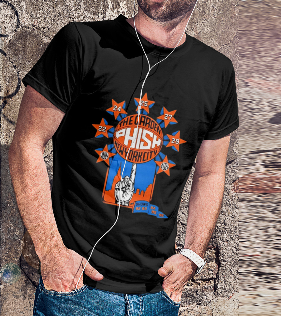Phish The Garden July 2026 New York City Shows 92 93 94 95 96 T-Shirt