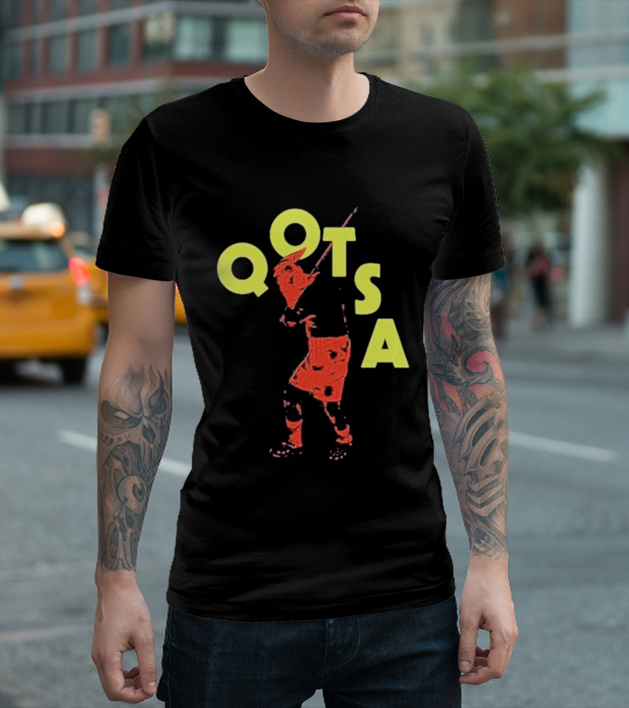 Queens Of The Stone Age QOTSA Executioner Bold Red Yellow T-Shirt