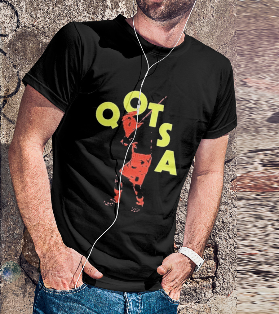 Queens Of The Stone Age QOTSA Executioner Bold Red Yellow T-Shirt