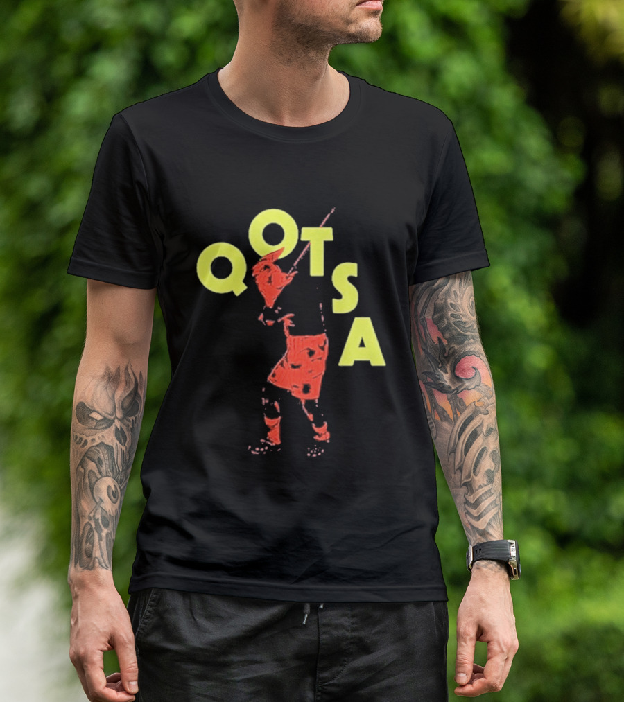 Queens Of The Stone Age QOTSA Executioner Bold Red Yellow T-Shirt