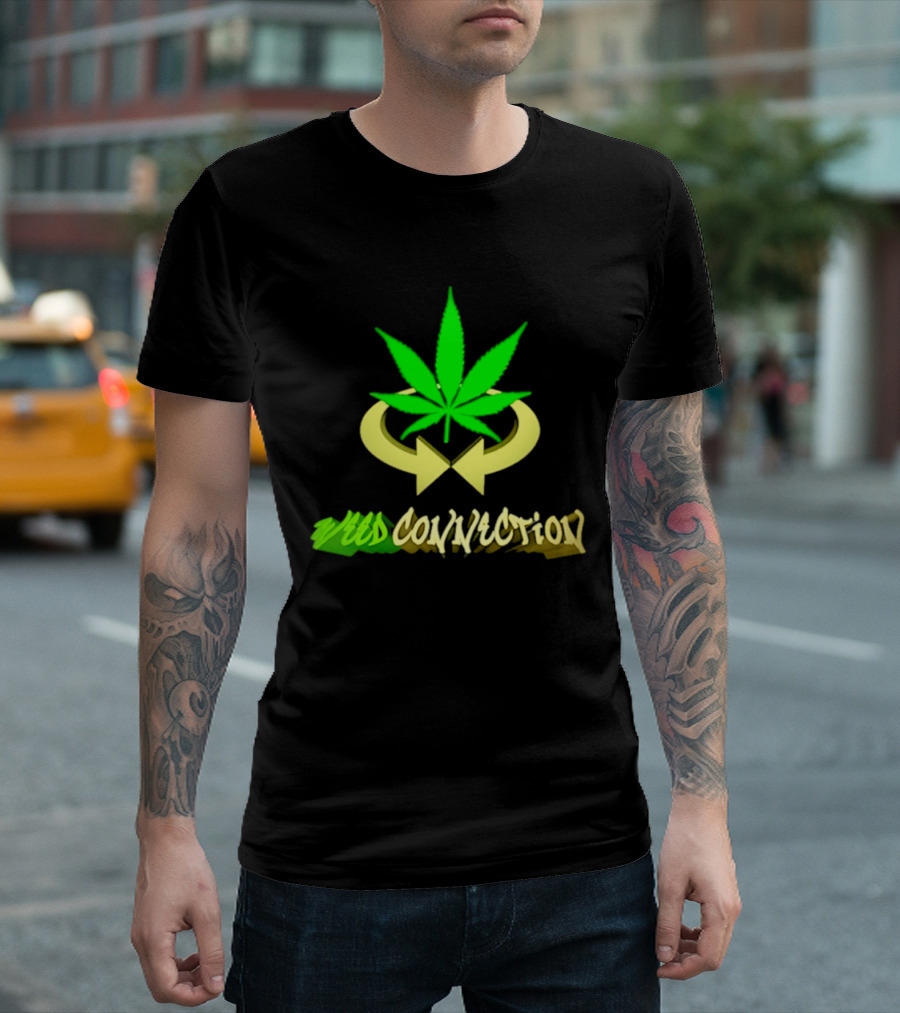 Cannabis Leaf Symbol Weed Connection T-Shirt