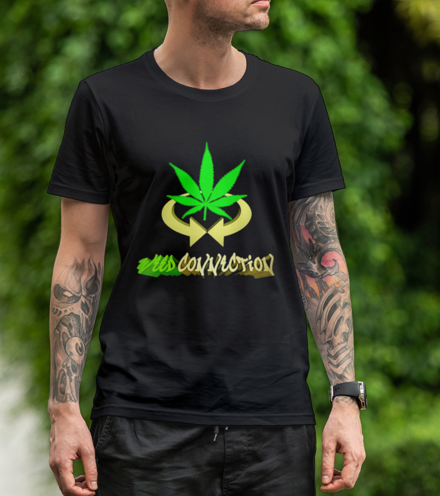 Cannabis Leaf Symbol Weed Connection T-Shirt