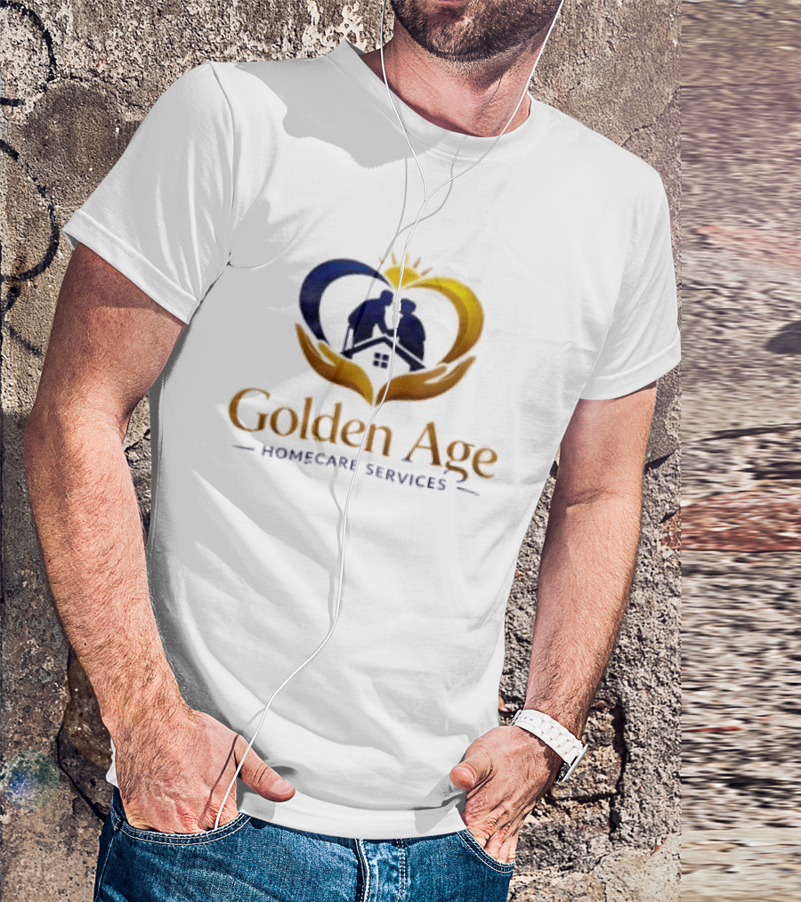 Golden Age Homecare Services Elderly Care Compassion And Support T-Shirt