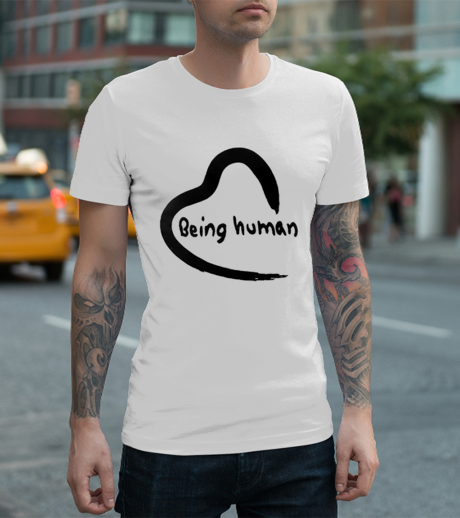Salman Khan Being Human Heart Logo Coffee T-Shirt
