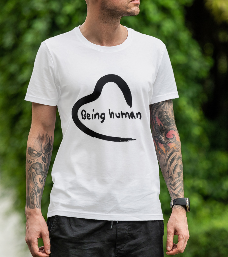 Salman Khan Being Human Heart Logo Coffee T-Shirt