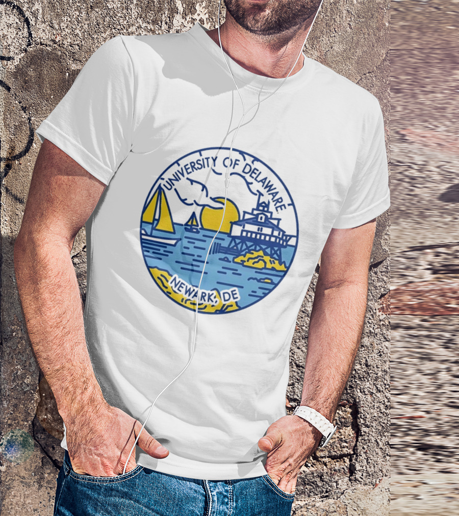 University Of Delaware Newark DE Scenic Coastal Sunset T-Shirt