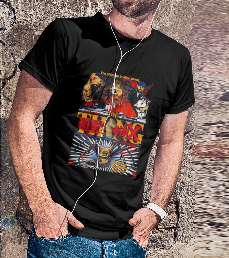 The Ultimate In Alien Terror John Carpenter's The Thing Featuring Kurt Russell Anytime Anywhere Anyone T-Shirt