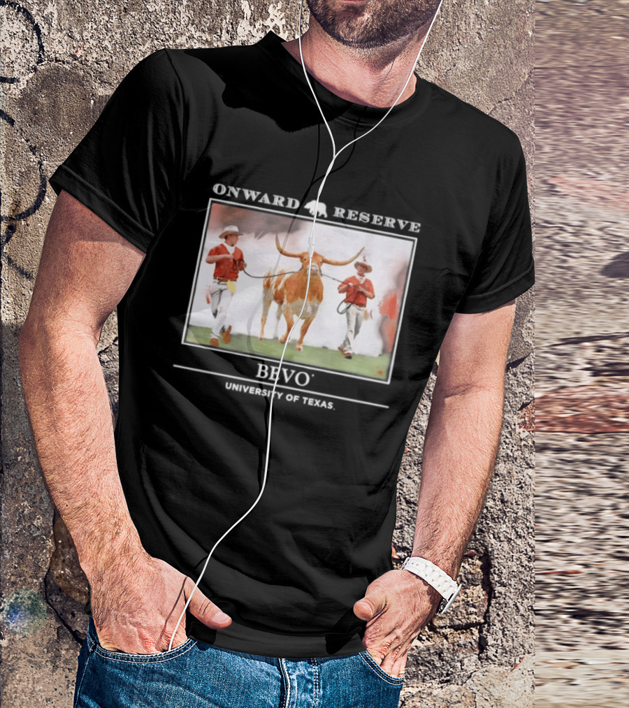 Onward Reserve Bevo University Of Texas Longhorns Football Celebration T-Shirt