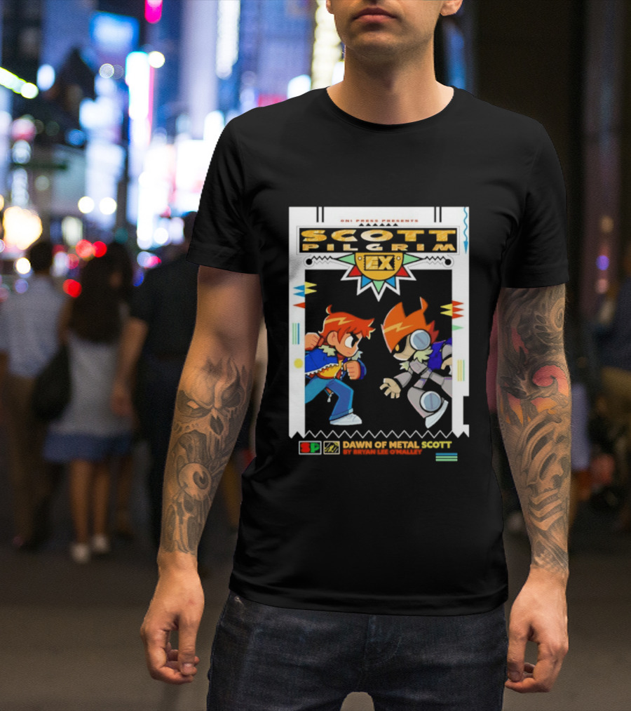 Scott Pilgrim Oni Press Bryan Lee O'Malley Damns Of Nega Scott T-Shirt