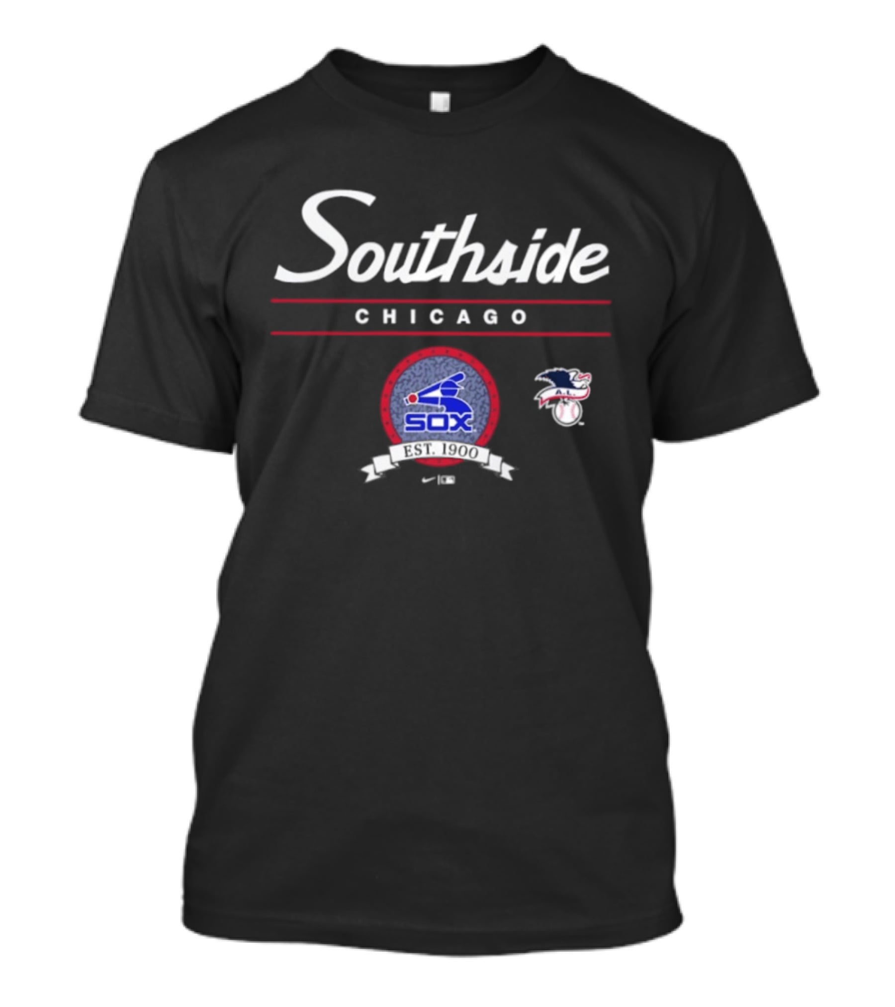 Southside Chicago White Sox Sox American League Nike Baseball T-Shirt