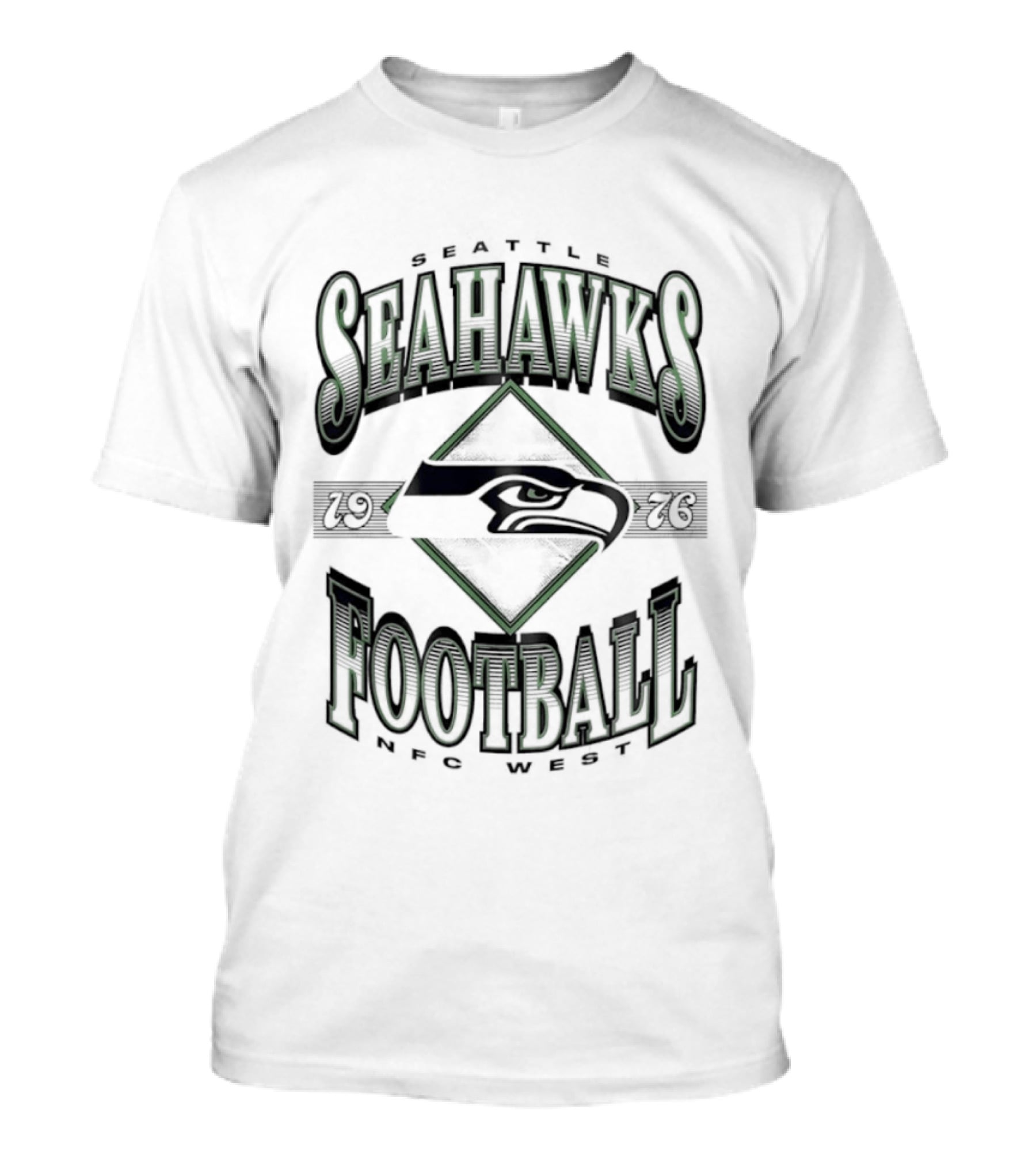 Seahawks 1976 Football NFC West T-Shirt
