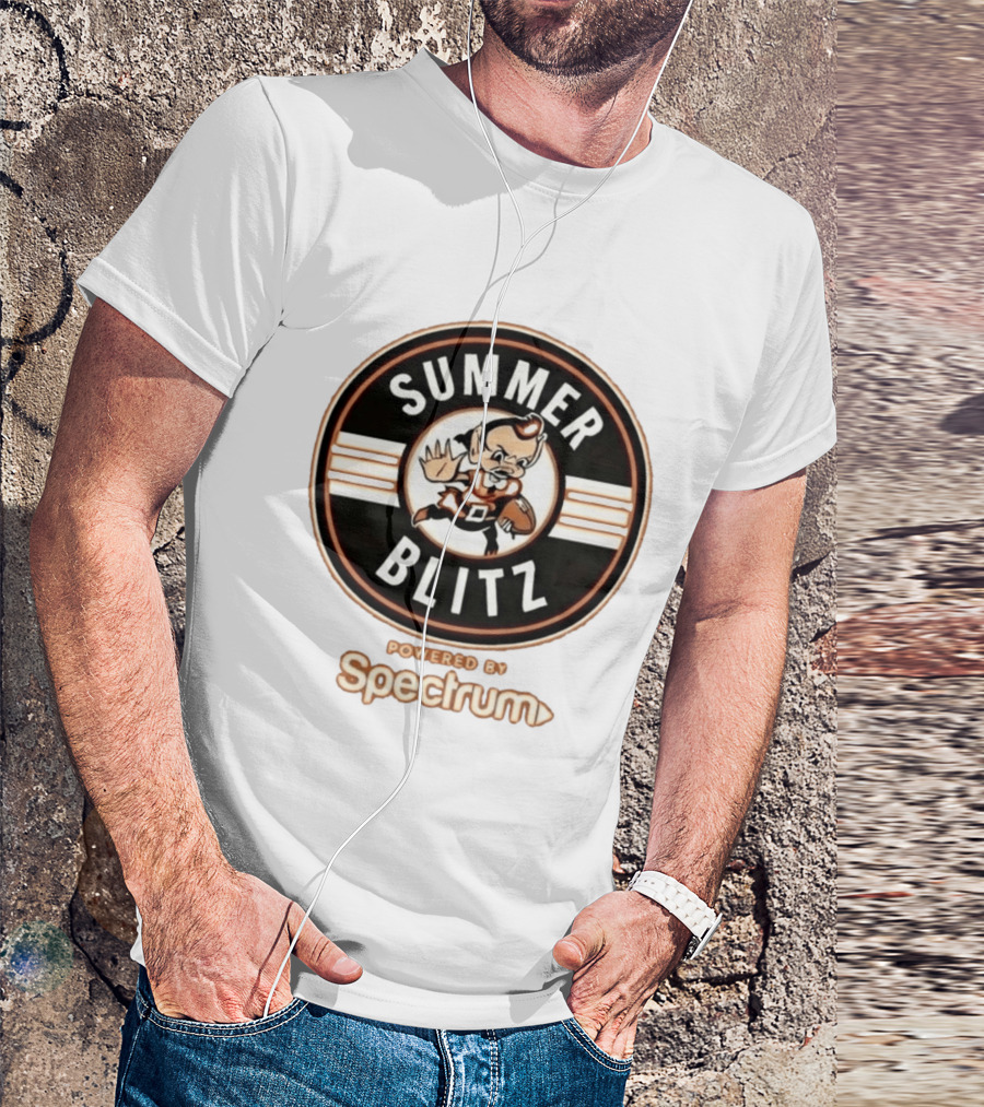 Summer Blitz Browns Powered By Spectrum T-Shirt