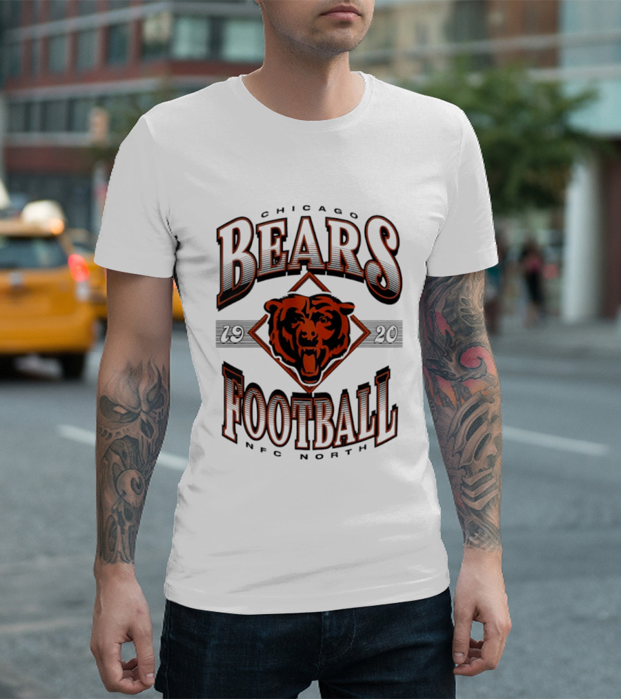Chicago Bears 1920 Football NFC North Bear T-Shirt