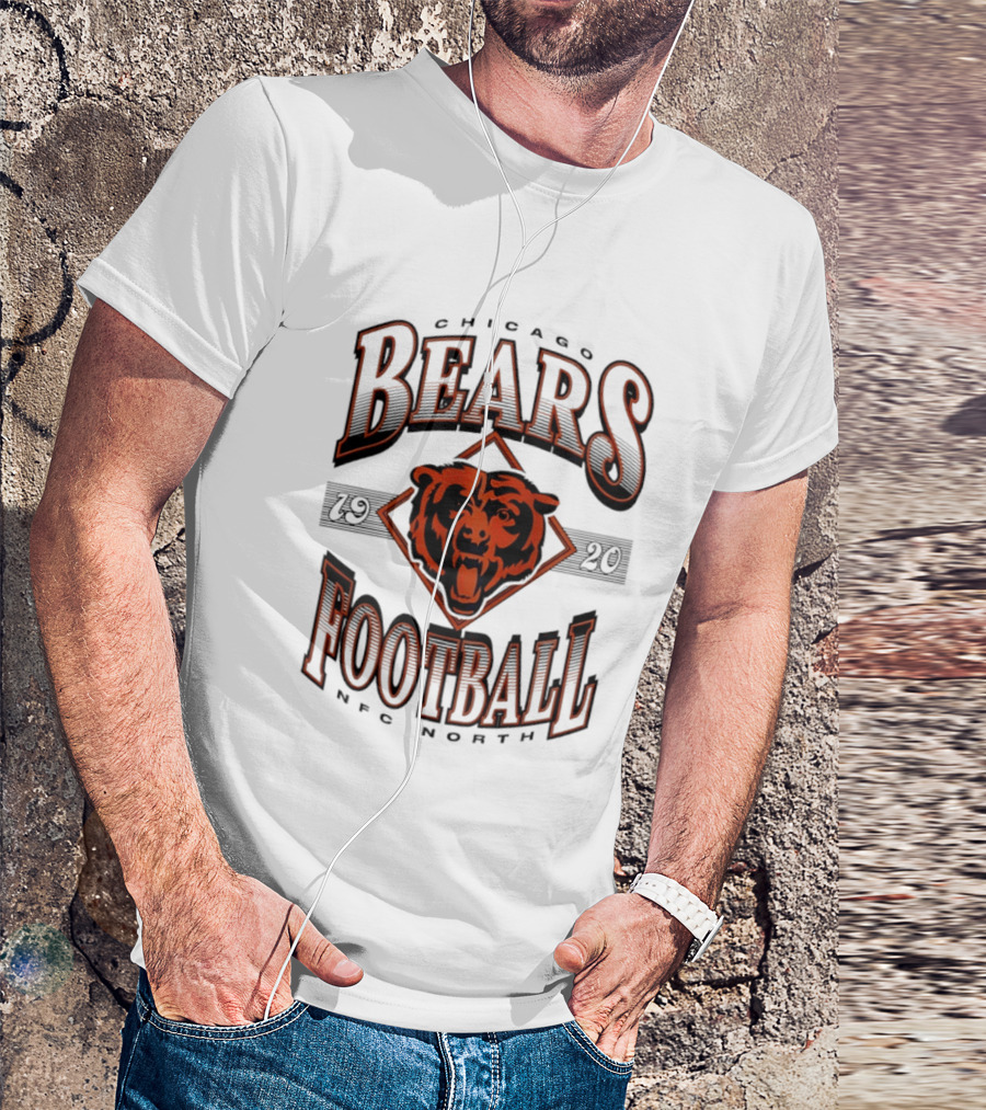 Chicago Bears 1920 Football NFC North Bear T-Shirt